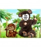 Monkey costume for kids where you can put the picture of a boy making a photomontage