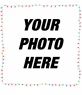 Edge to photos of Christmas lights