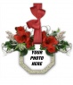 Photo Frame Christmas decorations where you can put your photo