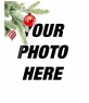 Postcard / Christmas picture frame where you put an image
