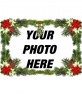 Photo frame with Christmas tree