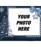 Classic Christmas card, customizable photo