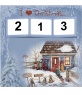 Photo frame, I Love Christmas for 3 photos