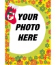 Photo frame, Christmas gift-bottom red starlets