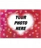 Heart photo photo frame to put your picture in the background