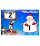 The emblematic Rudolf and Santa Claus have two picture frames included in this post