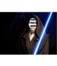 Photomontage of Obi Wan Kenobi in the movie Star Wars