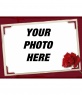 Red Roses, picture frame. Edit a photo from this page, in memory of St.