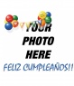 Happy Birthday card to decorate a photo