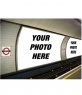 Photomontage to put the two photos you want in a few ads in the subway