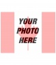 Draw the CANADA flag on a photo