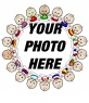 Photo frame with border of children of all nationalities