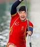 Photomontage in which you will be a kayaker on a small red boat full sporting
