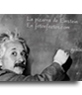 Einstein's blackboard. Photomontage in which appears a black and white photograph