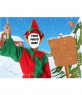 Photomontage and Elf poster to send as Christmas card