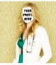 Blonde Nurse Photomontage to do with your photo