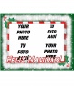 Christmas card to put 4 photos with text: MERRY