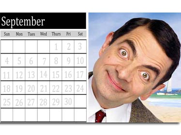 Template to create your free customizable calendar for September 2011. Upload a photo, you can easily edit from this page to make your own photo calendar sheet in