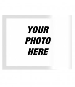 Photomontage to edit your digital photography so that it appears framed within the white frame of a polaroid, along with effects of brightness on its surface. Differs in the way the brightness of other similar occurrences of this