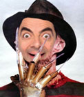 Photo montage of Freddy Krueger