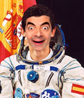 Photo effect to put your face on the body of Pedro Duque, Spanish astronaut wearing