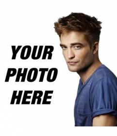 Picture with Robert Pattinson effect. make your effect by the star of
