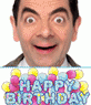 Personalized birthday card with photo, with an animated text \