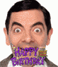 Birthday card with glitter effect customizable with your