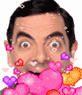 Animation perzonalizada of hearts in motion to put a background image