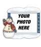 Frame your photos with Christmas snowman