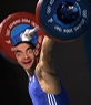 Photomontage to put a face to a weight lifter in a Blue Dress, which is engaged in