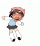 Go ahead and put your face on a body super dancer! This is a manga-style animation