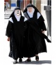 Photomontage of a nun, to make a montage funny and a joke