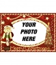 Christmas card from santa claus, old customizable with pictures