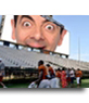 In this photomontage, your photo will appear on the big screen in a football