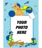 Photo Frame, bunny having a party