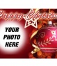 Post to congratulate Christmas with HAPPY CHRISTMAS text and red background with a