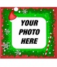 Frame photos of santa claus