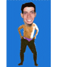 Animated photo montage in which you put a face to the body of a boy dancing with