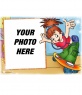 Skate girl photo frame for girls