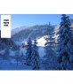 Get your own custom twitter background with your with snowy landscape background