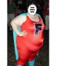 Super fat woman Fat Woman! Photo montage to put a face to this heroine red suited