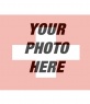 Collage template to paint a face or picture on transparency with the flag of