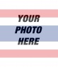 Template for a face painting collage or photo in transparency with the flag of