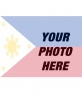 Photomontage to paint a face or picture with the flag of the Philippines, just