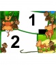 Photo Frame monkeys in the jungle