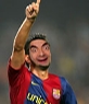 Photomontage to put a face to the footballer Xavi, the Barça