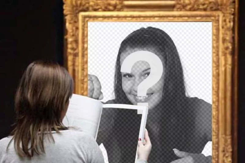 Photo effect in which you appear in a famous painting in a..
