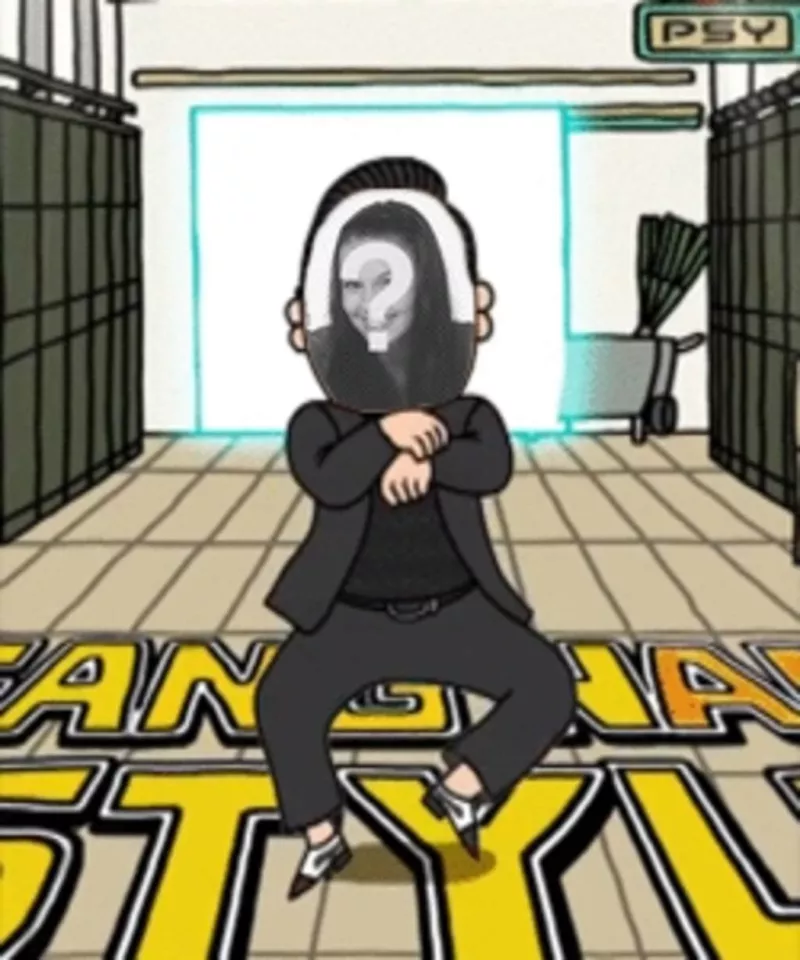 Create your own animation of Psy Gagnam Style with your own photo and surprise your..