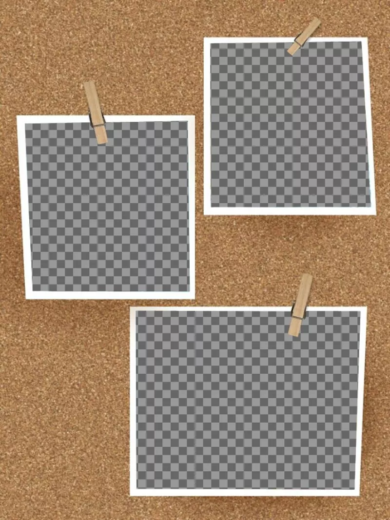 Photo effect in which you can put 3 photos into a..